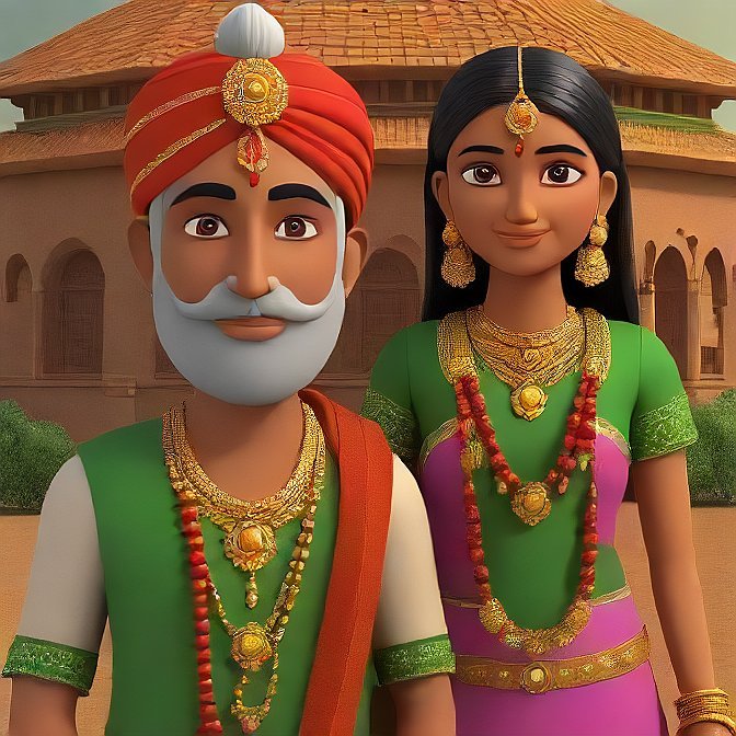 3D cartoon character art